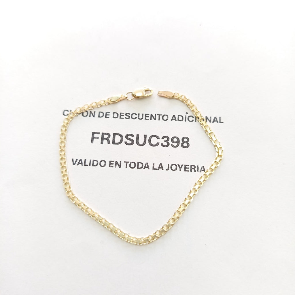 PULSERA BISMARK 14K 18 CM 2.4 GR (NUEVO)