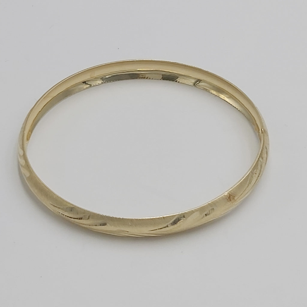 PULSERA RIGIDA ORO 14 K 9.2 GRMS (SEMINUEVO)
