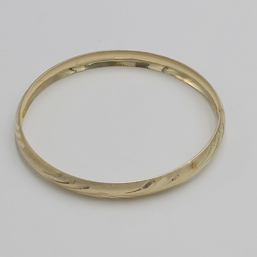 PULSERA RIGIDA ORO 14 K 9.2 GRMS (SEMINUEVO)