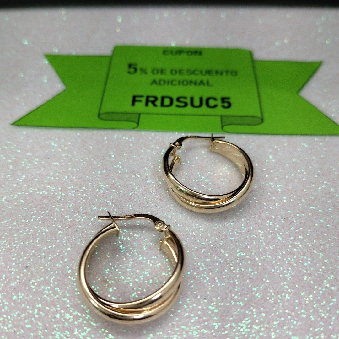 ARRACADAS ORO 14K 2.1 (NUEVO)