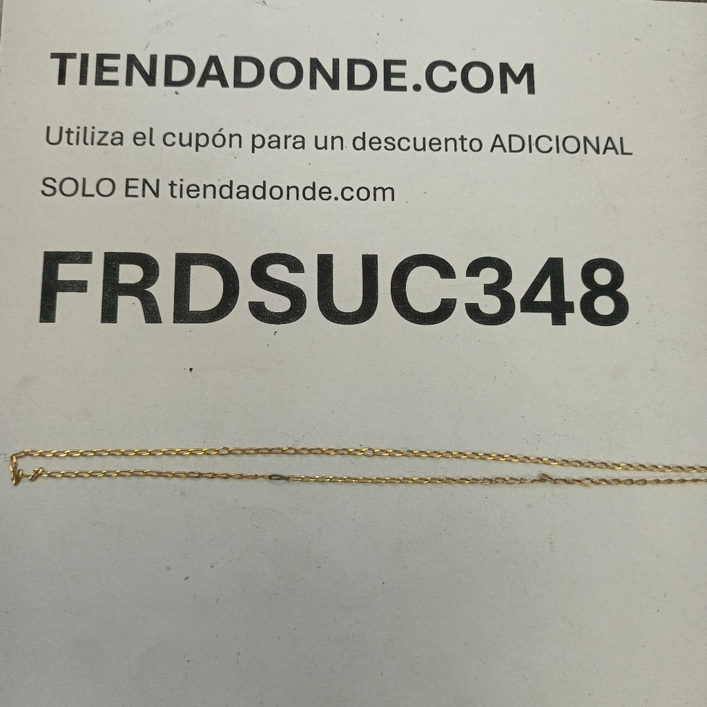 CADENA ORO 14 K 1.5 GRMS (SEMINUEVO)