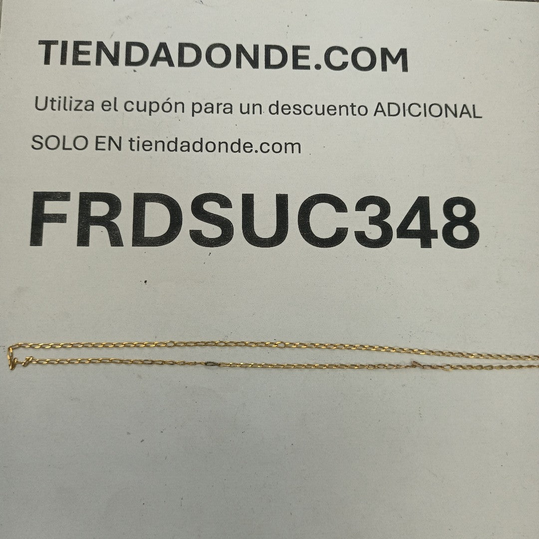 CADENA ORO 14 K 1.5 GRMS (SEMINUEVO)