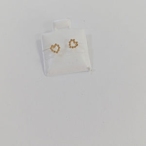 BROQUELES BROQUEL FIG CORAZON 14K 0.23 GR (NUEVO)