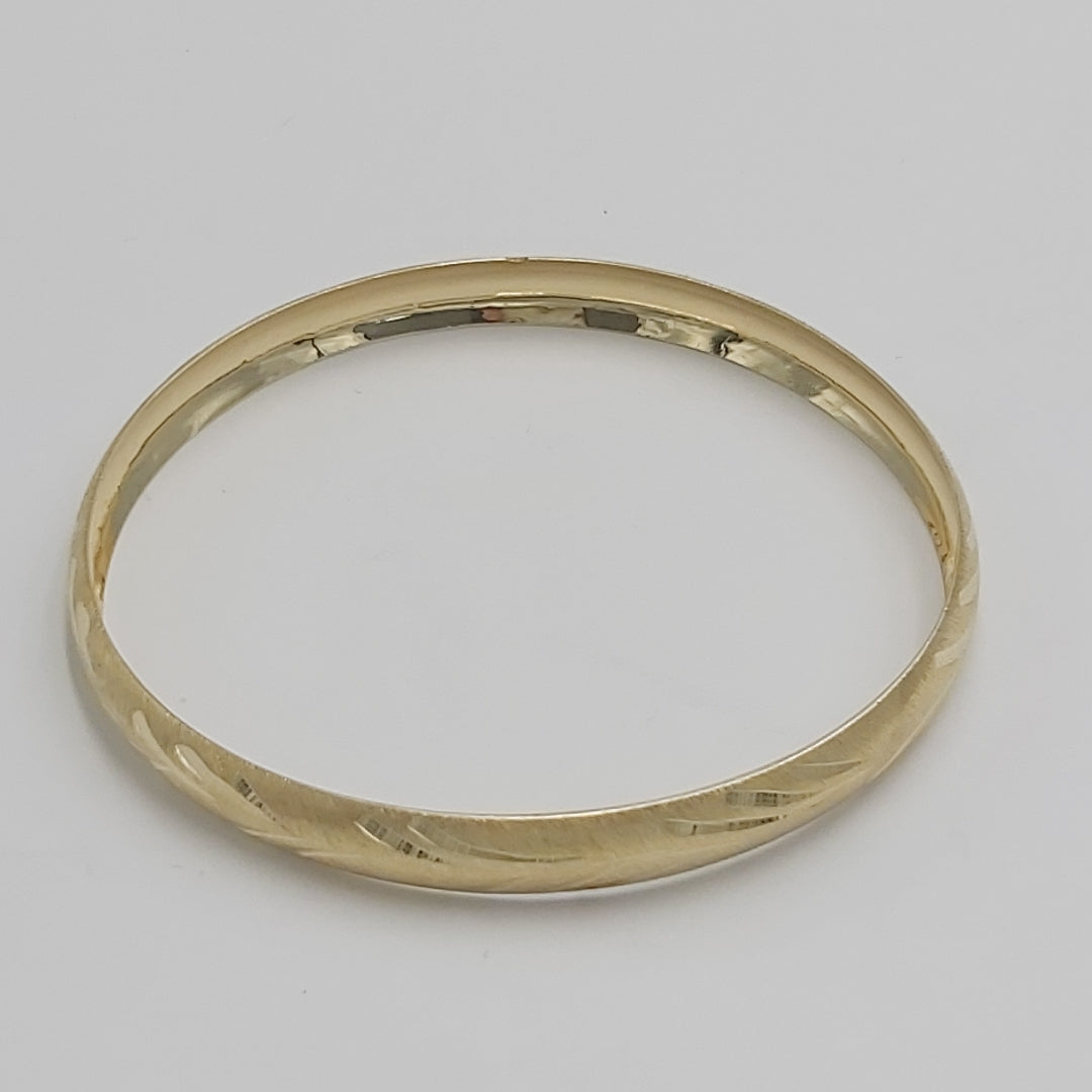 PULSERA RIGIDA ORO 14 K 9.1 GRMS (SEMINUEVO)