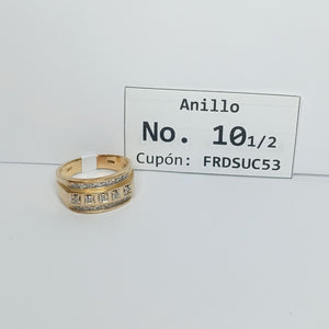 ANILLO ORO 10 K 6,60 GRMS (SEMINUEVO)