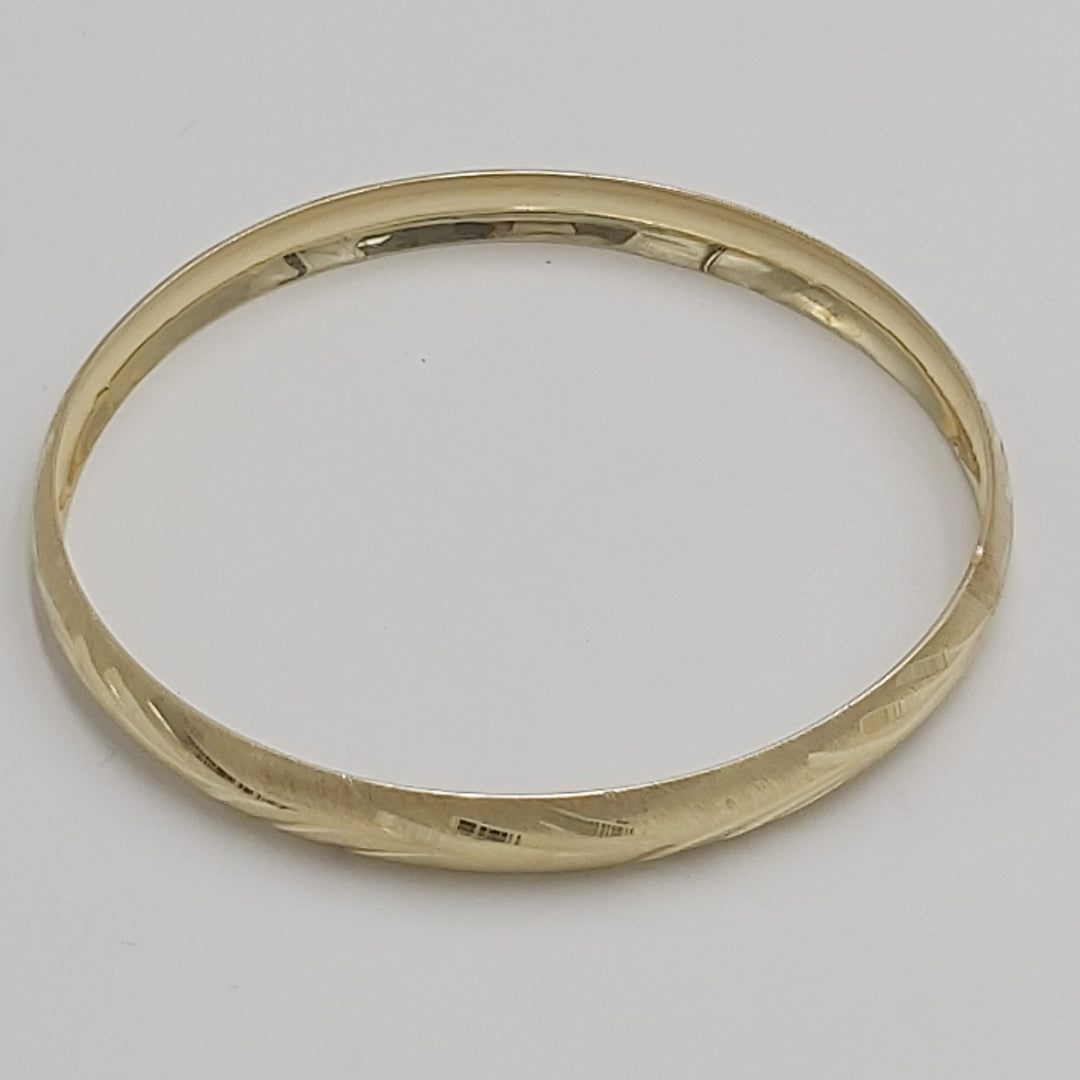 PULSERA RIGIDA ORO 14 K 9.1 GRMS (SEMINUEVO)