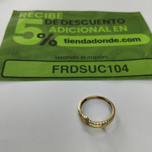 ANILLO ORO 14 K 1,60 GRMS (SEMINUEVO)