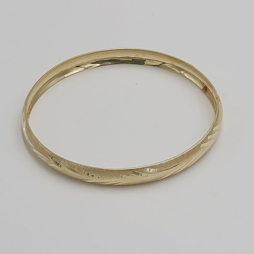 PULSERA RIGIDA ORO 14 K 9 GRMS (SEMINUEVO)