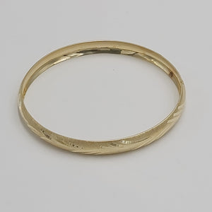 PULSERA RIGIDA ORO 14 K 9 GRMS (SEMINUEVO)