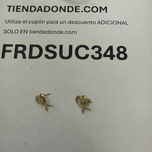 ARETES PAR ORO 14 K 1.5 GRMS (SEMINUEVO)