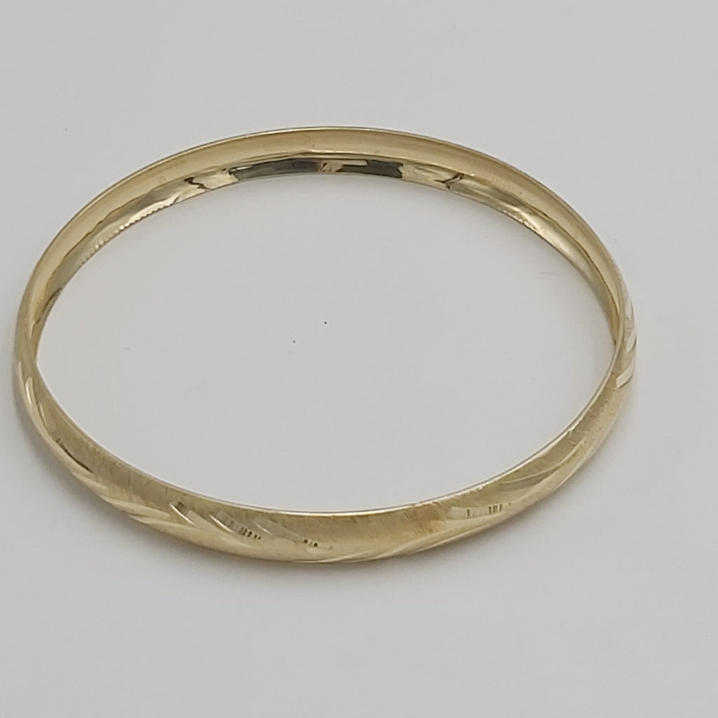 PULSERA RIGIDA ORO 14 K 8.8 GRMS (SEMINUEVO)