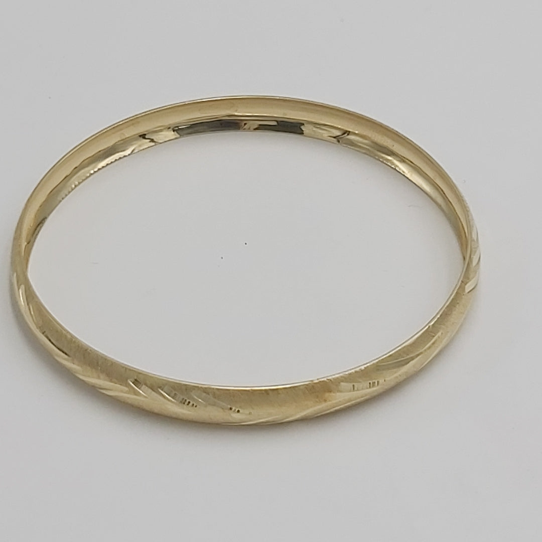 PULSERA RIGIDA ORO 14 K 8.8 GRMS (SEMINUEVO)