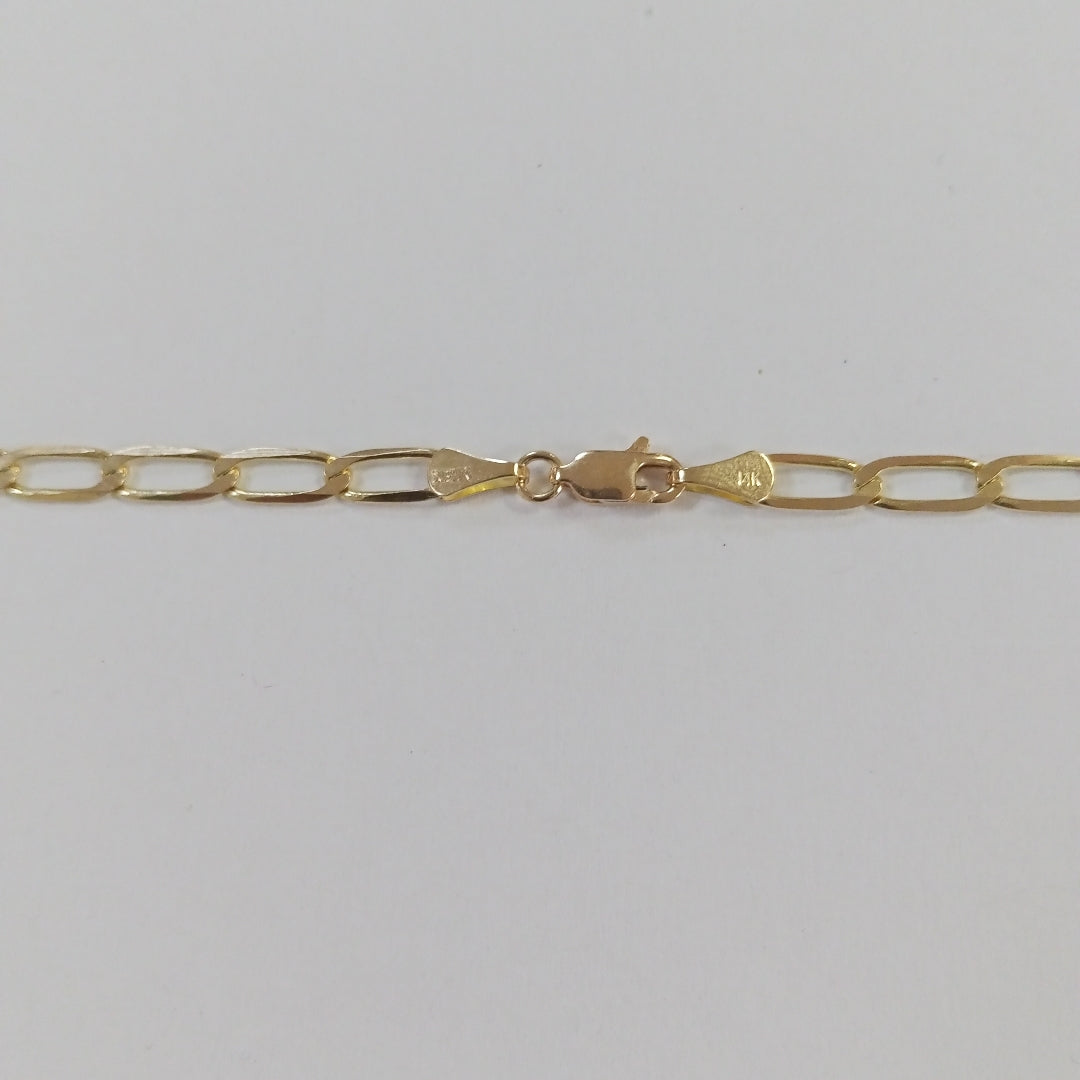 CADENA ESLABON 14K 60 CM 11.8 GR (NUEVO)