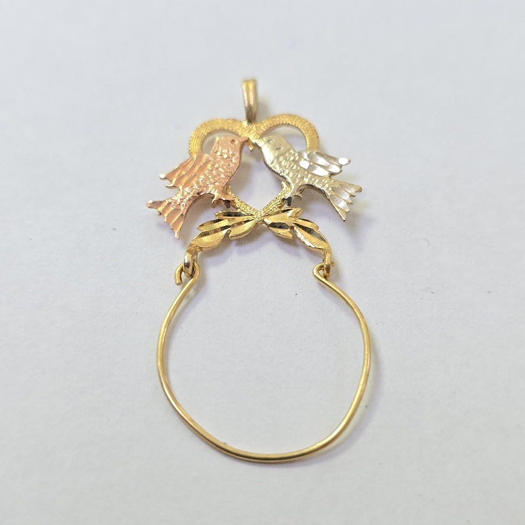 DIJE ORO COMBINADO 14 K 1.7 GRMS (SEMINUEVO)