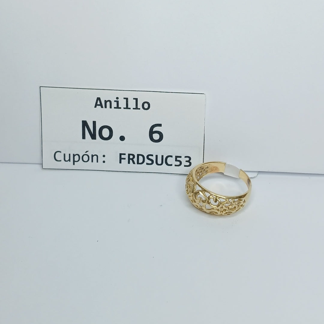 ANILLO ORO 14 K 2,50 GRMS (SEMINUEVO)