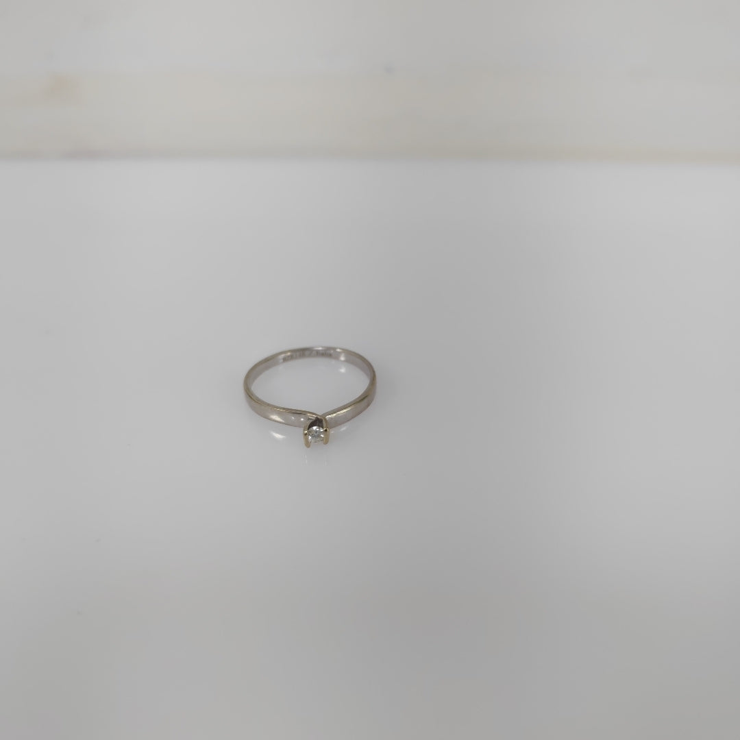ANILLITO ORO BLANCO 14 K 1,70 GRMS (SEMINUEVO)
