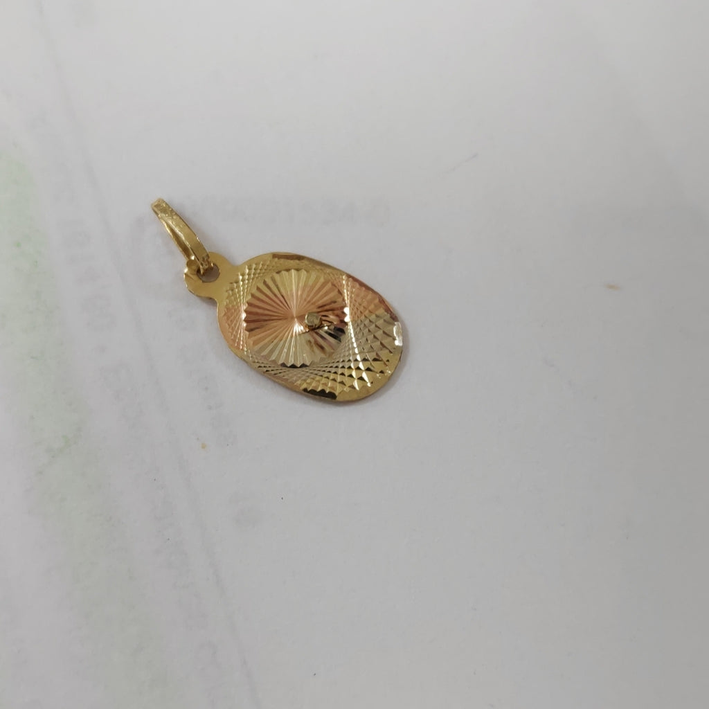 DIJE ORO COMBINADO 14 K 0.6 GRMS (SEMINUEVO)