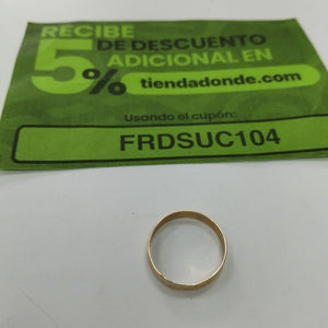 ARGOLLA ORO 10 K 1,20 GRMS (SEMINUEVO)