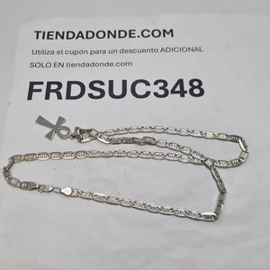 CADENA, CRUZ PLATA 24.4 GRMS (SEMINUEVO)