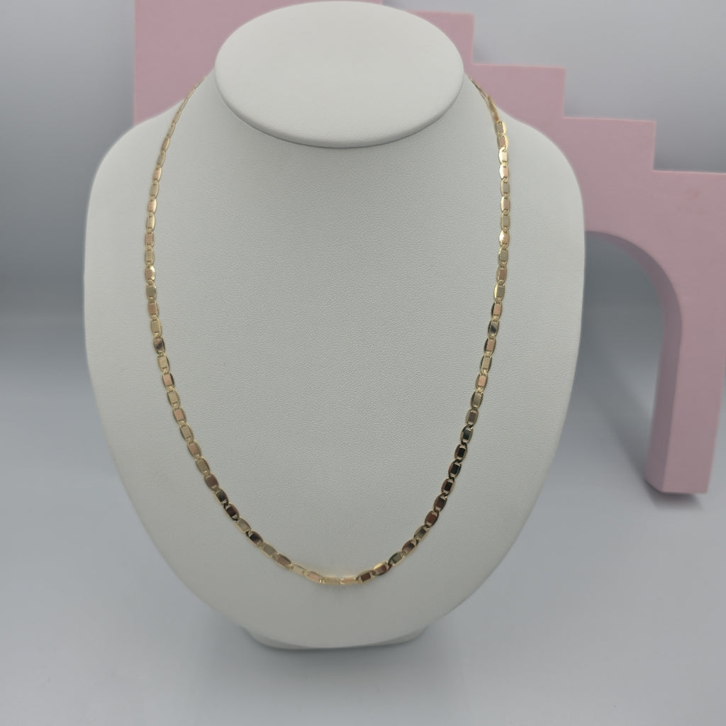 CADENAS VALENTINA/ESPEJO ORO 14K 9.9 (NUEVO)