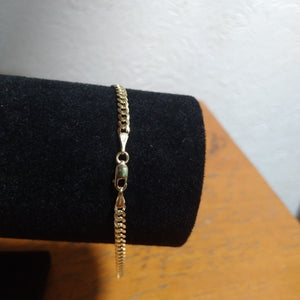 PULSERA BARBADA 14K 21 CM 3.7 GR (NUEVO)