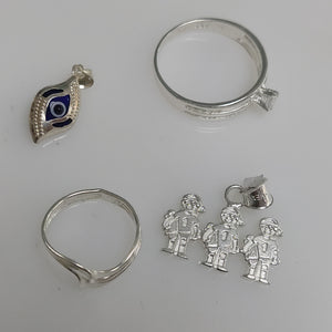 ANILLITO, DIJE PLATA 5 GRMS (SEMINUEVO)