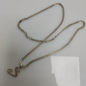 CADENA, DIJE PLATA 13 GRMS (SEMINUEVO)