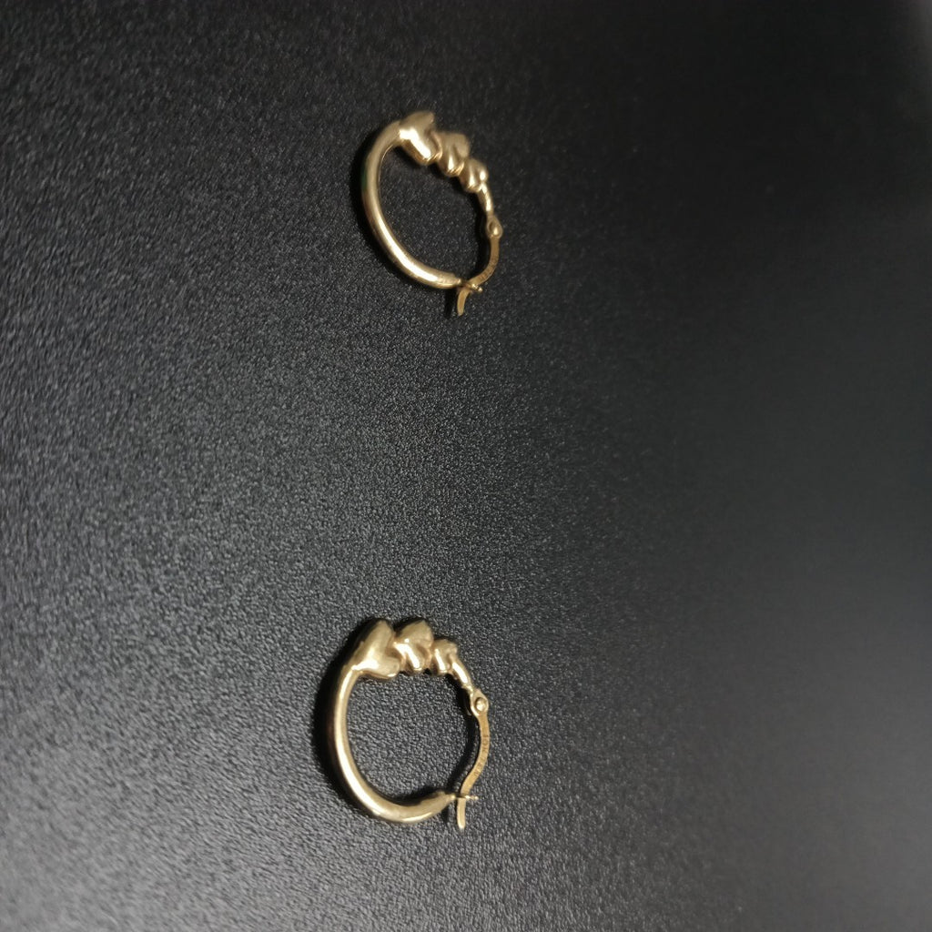 ARETES PAR ORO 10 K 0.6 GRMS (SEMINUEVO)