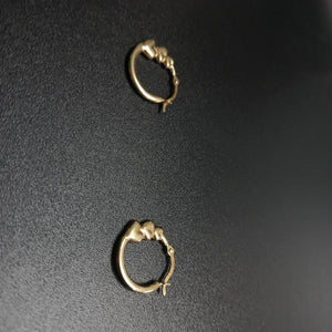 ARETES PAR ORO 10 K 0.6 GRMS (SEMINUEVO)