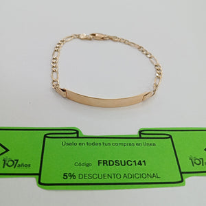 ESCLAVA ORO 10 K 4.4 GRMS (SEMINUEVO)