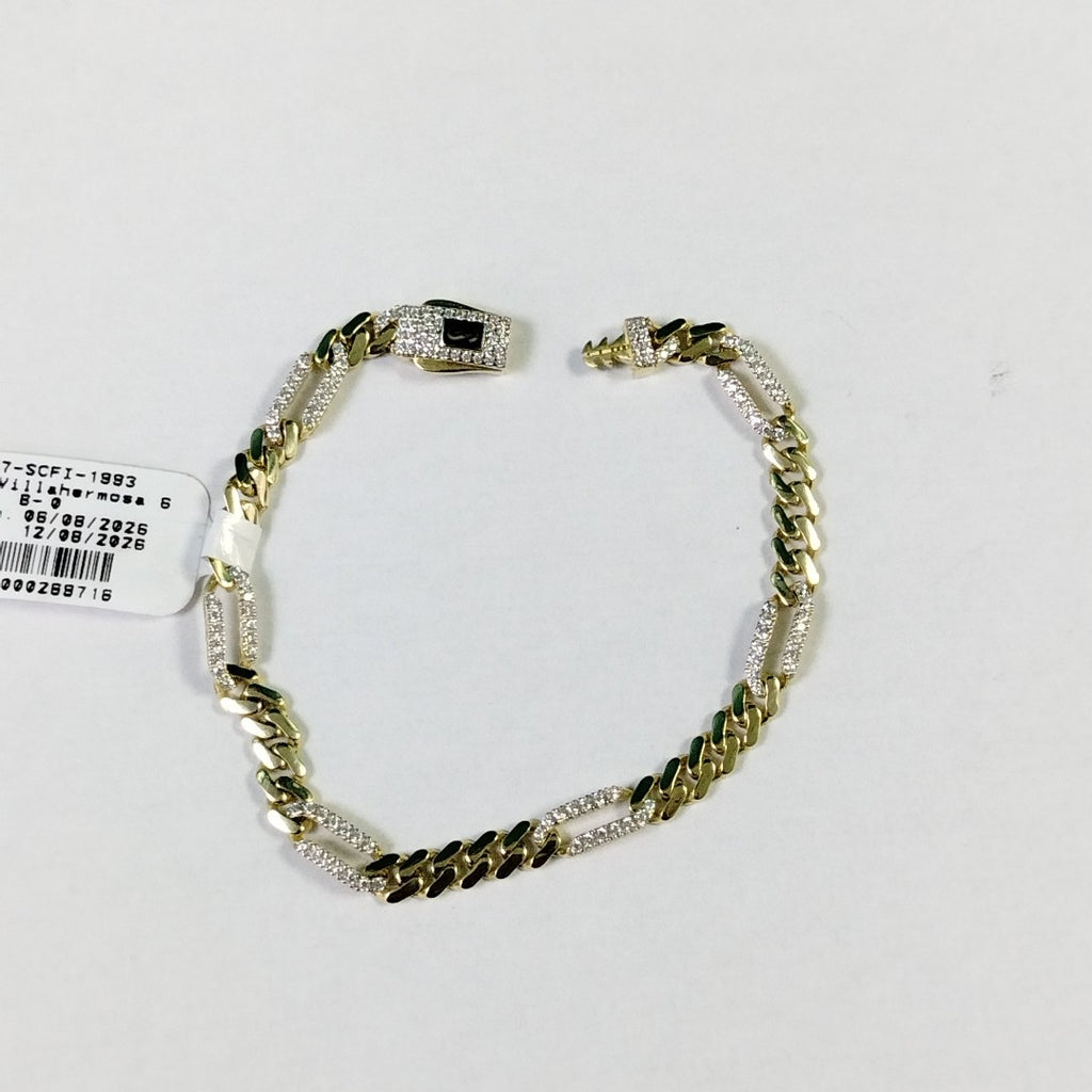 PULSERA MONACO ORO 10K 4.9 (NUEVO)