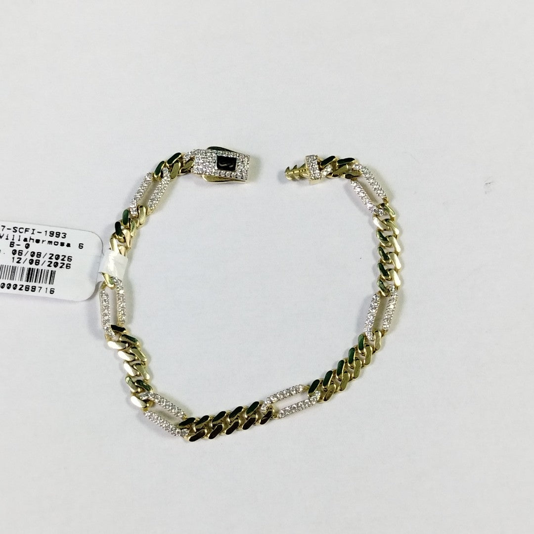 PULSERA MONACO ORO 10K 4.9 (NUEVO)