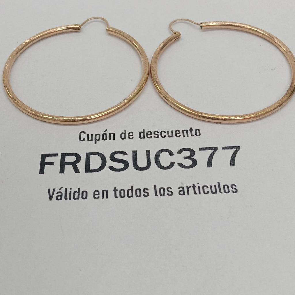 ARRACADAS PAR ORO 8 K 5 GRMS (SEMINUEVO)