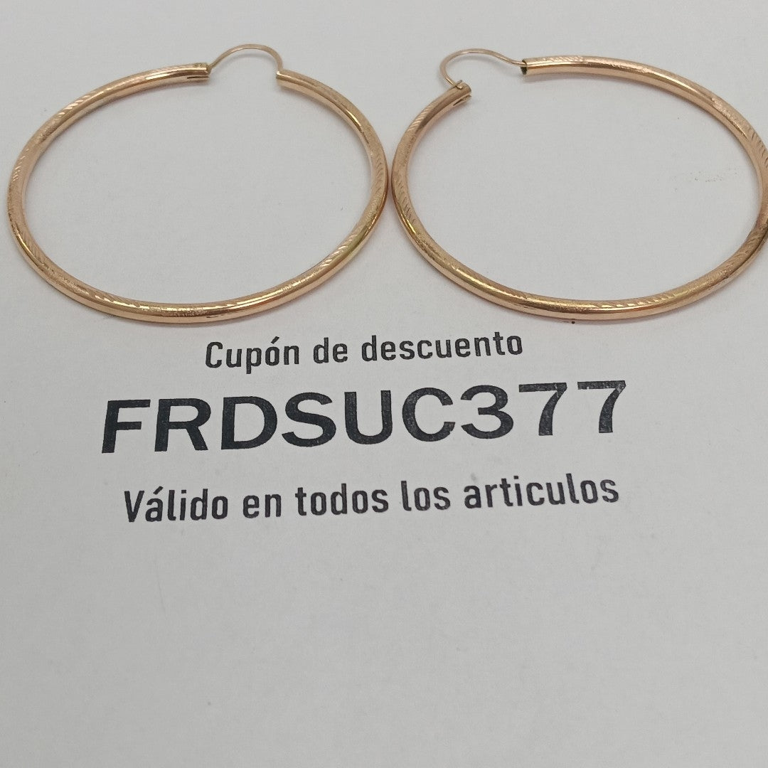 ARRACADAS PAR ORO 8 K 5 GRMS (SEMINUEVO)