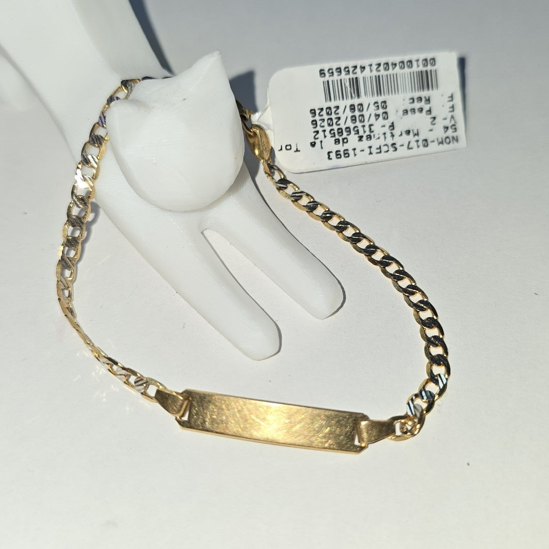 ESCLAVA ORO 14 K 3.3 GRMS (SEMINUEVO)