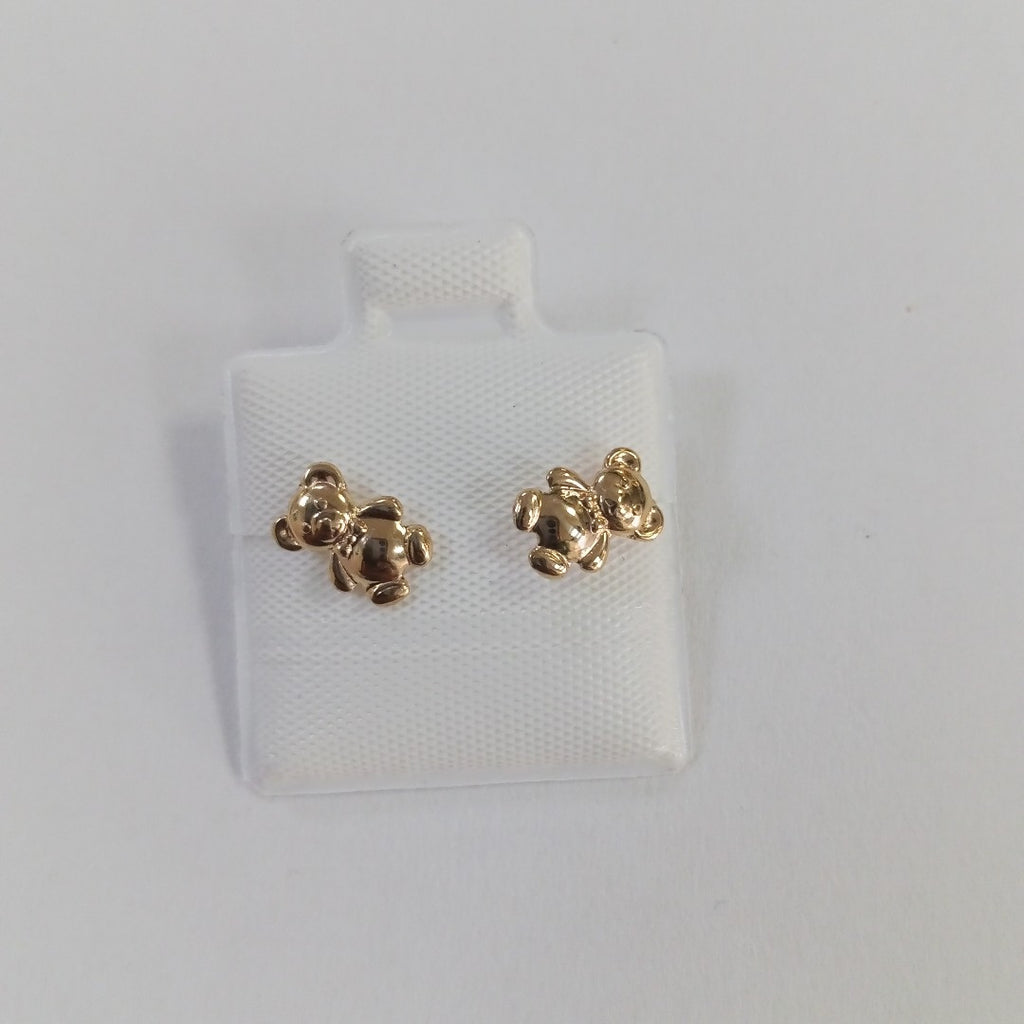 BROQUELES BROQUEL FIG OSO 14K 0.2592 GR (NUEVO)