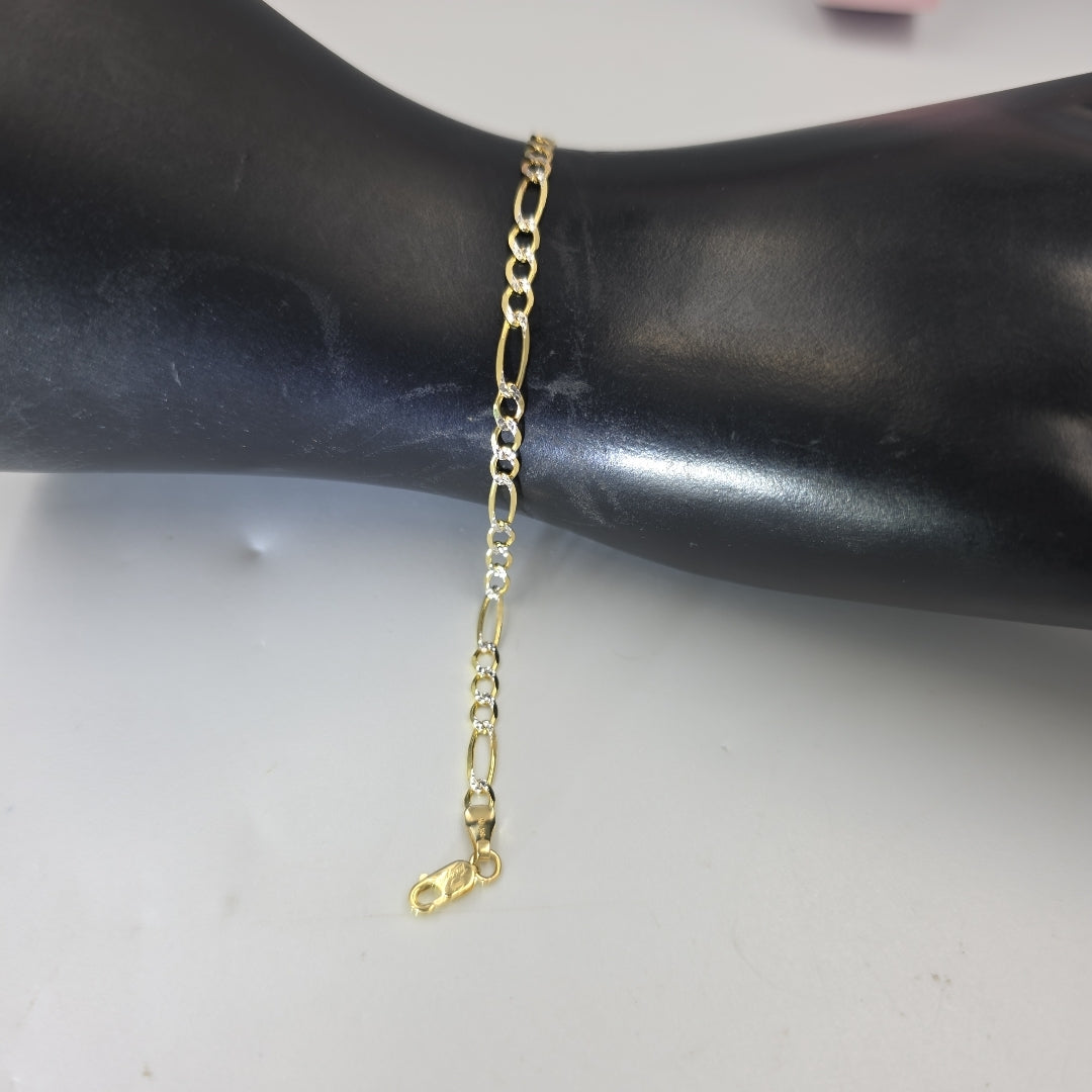 PULSERAS DAMA CARTIER 3 1 DIAMANTADA ORO 14K 2.6 (NUEVO)
