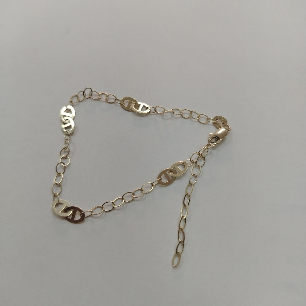 PULSERA ESPECIAL 14K 21 CM 1.8 GR (NUEVO)
