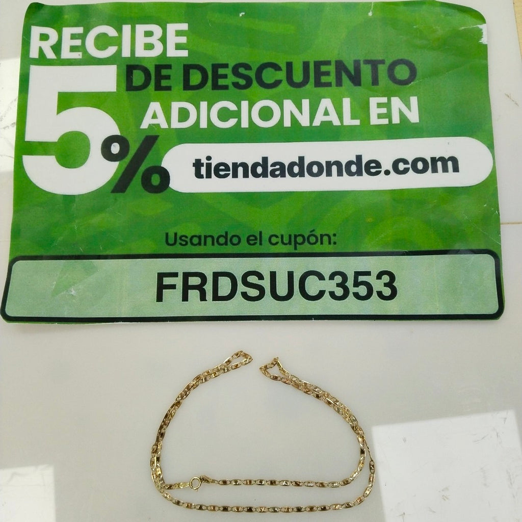 CADENA ORO 10 K 3.7 GRMS (SEMINUEVO)