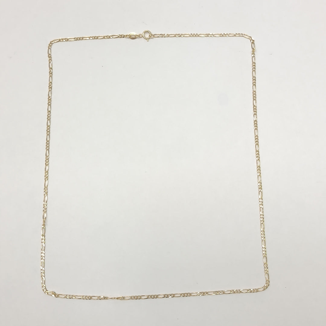 CADENAS TEJIDO 3X1 ORO 10K 55 CM 3.2 GR (NUEVO)