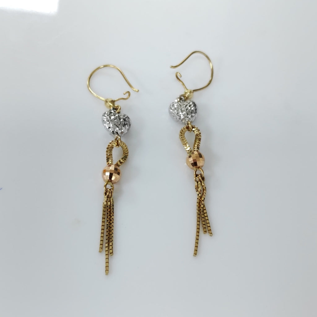 ARETES PAR ORO 14 K 2.5 GRMS (SEMINUEVO)