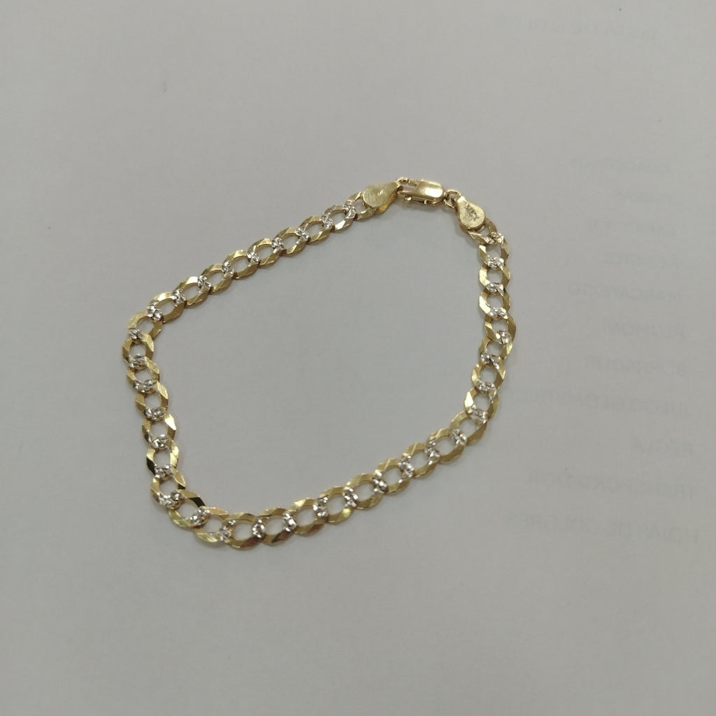 PULSERA BARBADA 14K 21 CM 6.4 GR (NUEVO)