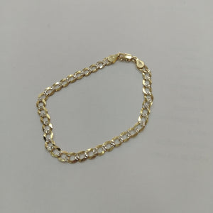 PULSERA BARBADA 14K 21 CM 6.4 GR (NUEVO)