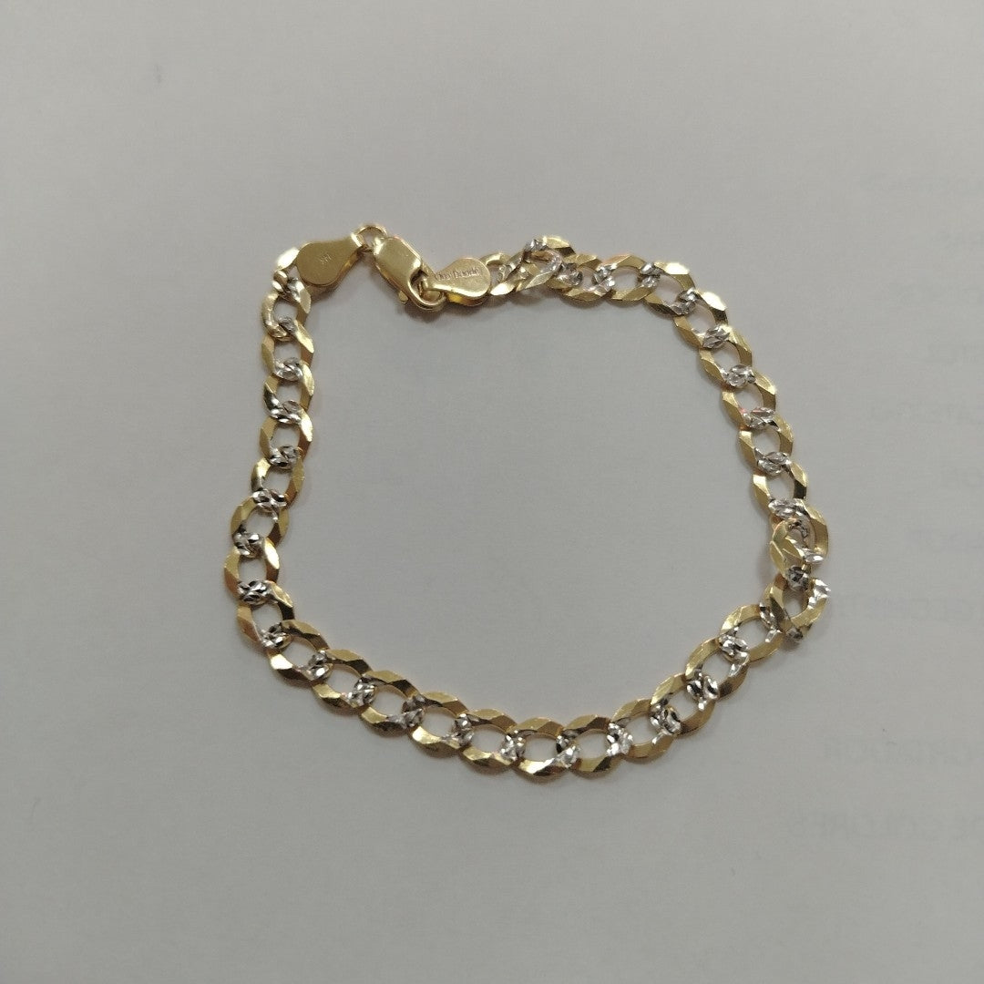 PULSERA BARBADA 14K 21 CM 6.3 GR (NUEVO)