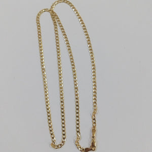 CADENA TEJIDO BARBADA 14K 60 CM 8.9 GR (NUEVO)