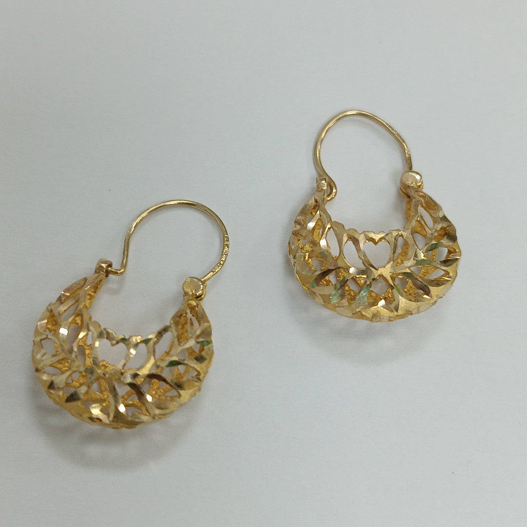 ARETES PAR ORO 14 K 3,80 GRMS (SEMINUEVO)