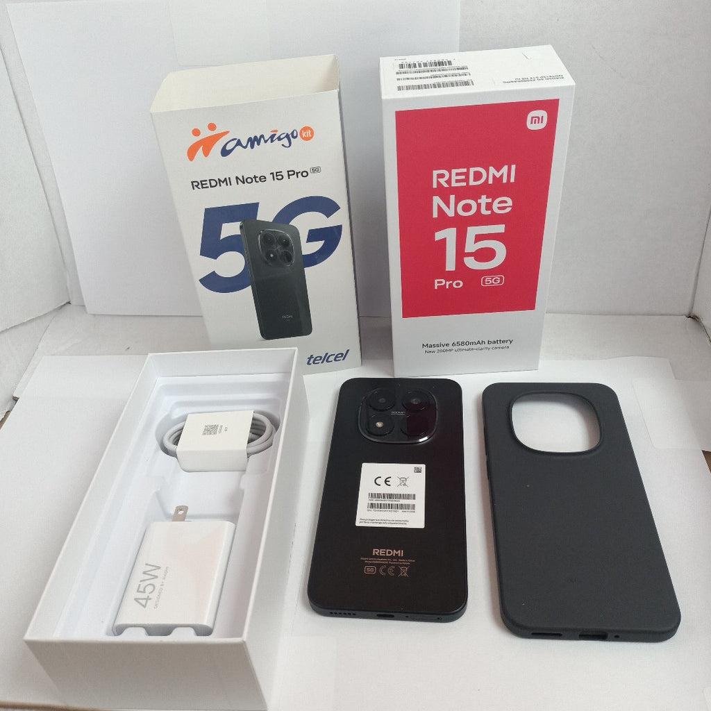CELULAR XIAOMI REDMI NOTE 15 PRO 5G 25080RABDG (2026) 512 GB 8 GB RAM (SEMINUEVO)