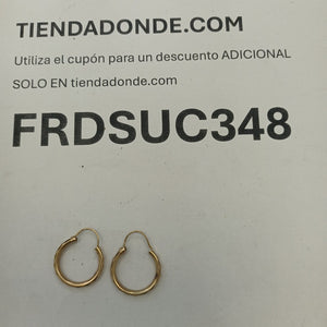 ARRACADAS PAR ORO 14 K 3,60 GRMS (SEMINUEVO)