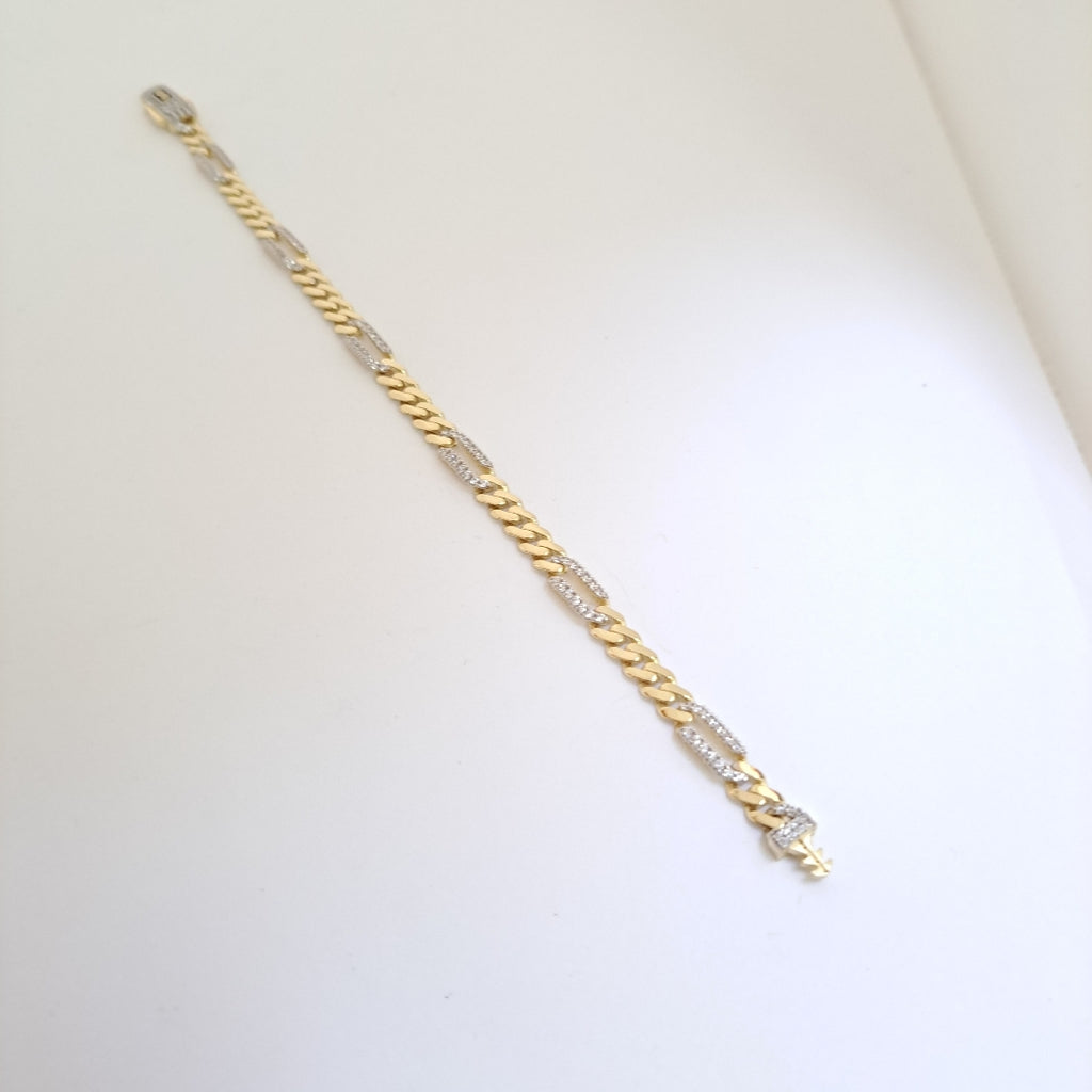 PULSERA MONACO ORO 10K 5.8 (NUEVO)