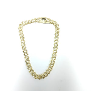 PULSERA CABALLERO MONACO ORO 14K 8.3 (NUEVO)